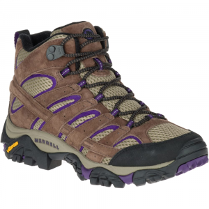 Merrell Womens Moab 2 Vent Mid Hiking Boots Bracken Purple