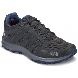 The North Face Mens Litewave Fastpack Waterproof Hiking Shoes, Dark Shadow Grey