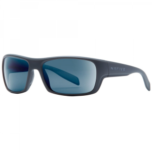 Native Eyewear Eddyline Sunglasses Granitematte Black Blue Reflex