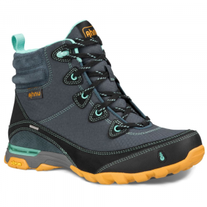 Ahnu Womens Sugarpine Waterproof Mid Hiking Boots Dark Slate