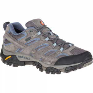 Merrell Womens Moab 2 Waterproof Hiking Shoes Granite