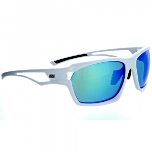 Optic Nerve Variant Sunglasses, Shiny White