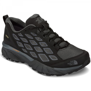 The North Face Mens Endurus Low Gtx Hiking Shoes Blackdark Shadow Grey