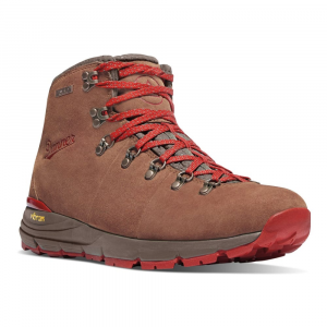 Danner Men's Mountain 600 Waterproof Hiking Boots, Brown/red - Size 9
