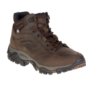 Merrell Men's Moab Adventure Mid Waterproof Hiking Boots, Dark Earth - Size 8