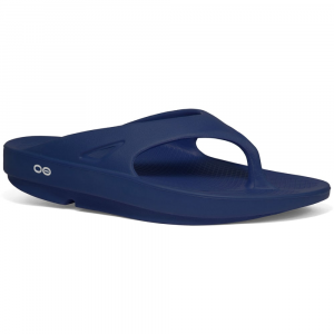 Oofos Unisex Ooriginal Thong Sandals, Navy - Size 13