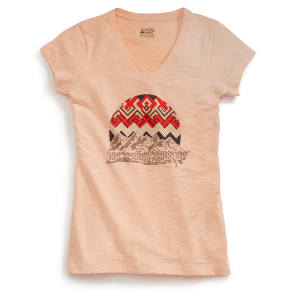 EMS Women's Fire Woven Sky Graphic Tee - Size XS