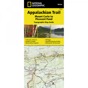 National Geographic Appalachian Trail, Mount Carlo To Pleasant Pond Topographic Map Guide