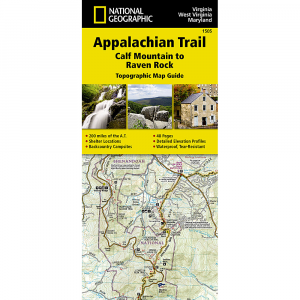 National Geographic Appalachian Trail, Calf Mountain To Raven Rock Topographic Map Guide