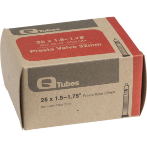 Q-Tubes 26 in. X 1.5-1.75 in. 32Mm Presta Valve Bicycle Tire Tubes