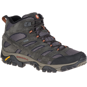 Merrell Men's Moab 2 Mid Waterproof Hiking Boots, Beluga - Size 7