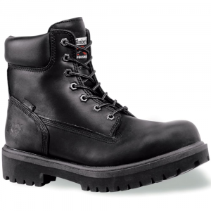 Timberland Pro Men's Soft Toe Waterproof Work Boots, Smooth Black, Medium