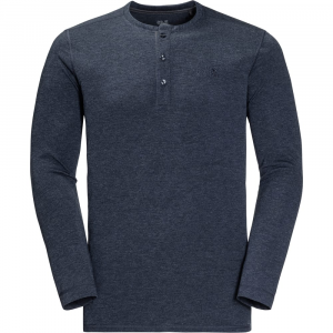 Jack Wolfskin Men's Moro Long-Sleeve Henley Shirt - Size S