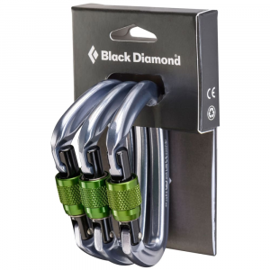 Black Diamond Positron Screwgate Carabiner 3 Pack