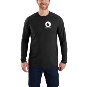 Carhartt Men's Force Delmont Graphic Long-Sleeve Tee