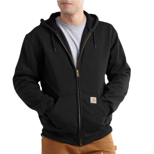 Carhartt Men's Rain Defender Rutland Thermal-Lined Hooded Zip-Front Sweatshirt
