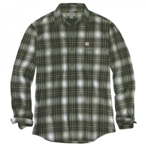 Carhartt Men's Hubbard Plaid Long-Sleeve Flannel Shirt