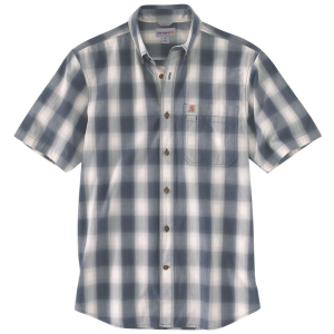 Carhartt Men's Essential Plaid Button Down Short-Sleeve Shirt