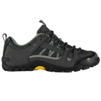 Gelert Men's Rocky Waterproof Low Hiking Shoes, Black - Size 12