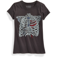 EMS Women's My Heart Pumps Pedals Graphic Tee - Size L