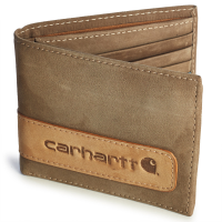 Carhartt Two-Tone Billfold With Wing Wallet And Collectible Tin