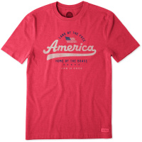 Life Is Good Men's Land Of The Free Crusher Tee