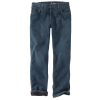Carhartt Men's Relaxed Fit Holter Jean/fleece Lined Jean Pant