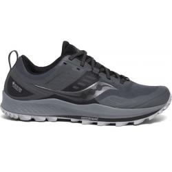Saucony Peregrine 10 GTX Men's Running Shoes - S20542 - Grey/Black
