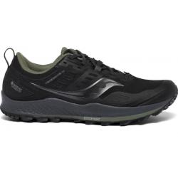 Saucony Peregrine 10 GTX Men's Running Shoes - S20542 - Black/Pine
