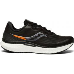 Saucony Triumph 19 Wide Men's Athletic Running Shoes - S20679-10 & S20679-20 - Black/White