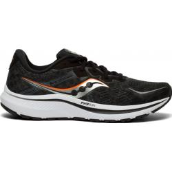 Saucony Omni 20 Wide Men's Athletic Running Shoes - S20682-10 & S20682-20 - Black/White
