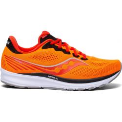 Saucony Ride 14 Men's Athletic Running Shoes - S20650 - Vizi/Scarlet Orange