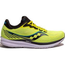 Saucony Ride 14 Men's Athletic Running Shoes - S20650 - Citrus/Black