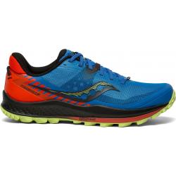 Saucony Peregrine 11 Men's Athletic Running Shoes - S20641 - Royal/Space/Fire