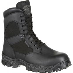 Rocky AlphaForce Waterproof Duty Black Boot - 8.5