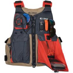Absolute Outdoor Onyx Kayak Fishing Paddle Vest Life Jacket, Adult Universal