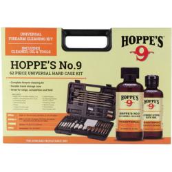 Hoppe's 62-Piece Deluxe Universal Gun Cleaning Kit w/ Cleaner & Oil - 62108