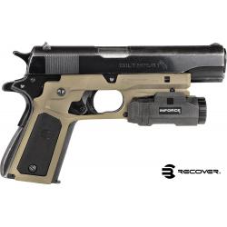 Recover Tactical CC3H 1911 Grip and Rail System - Tan