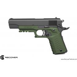 Recover Tactical CC3H 1911 Grip and Rail System - Olive Green