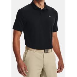 Under Armour Men's UA Performance 2.0 Textured Polo Golf Shirt - 1342080 - Black/Pitch Gray (001)