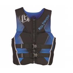 Full Throttle Men's Hinged Rapid-Dry Flex-Back Life Vest, Blue - X Large