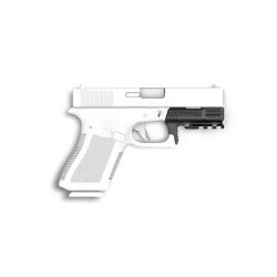 Recover Tactical Grx Compact Picatinny Rail For Glock - Glock 19 Gen 1 and 2