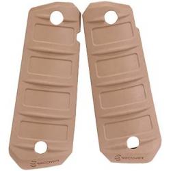 Recover Tactical RG15BL RG15 Quick Change Rubber Grips, 1911 - Tan