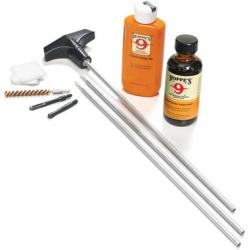 Hoppes U243B Rifle Cleaning Kit - Clam Pack for .243 Caliber 6mm
