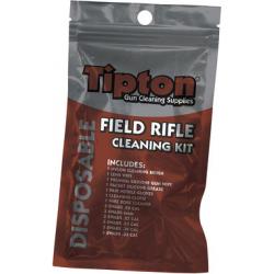 Tipton Rifle Field Cleaning Kit for .22-.338 Caliber Long Guns in Convenient Re-Sealable Package
