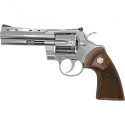 Colt Python 357 Magnum Pistol Stainless Steel Walnut grips - 4"