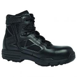 Tactical Research Belleville 6" Chrome Waterproof Side Zip Boot, Color Black, Size: 4, Width: R (TR996ZWP-R-4)