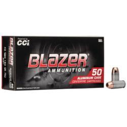 CCI Blazer 40 S&W Ammunition 180 gr FMJ Aluminum - 3591