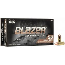 CCI 5200 Blazer Brass 9mm Luger 115 gr Full Metal Jacket - 1,000 Rounds - Free Shipping!