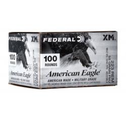 Federal American Eagle 223 REM 55 GR FMJ - 100 Rounds- Free Shipping!